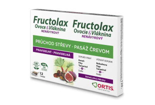 Fructolax Ovoce & Vláknina kostky